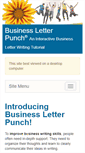 Mobile Screenshot of businessletterpunch.com